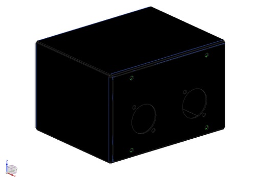 [P050997] CINEMANEXT CAJA PANEL 2 CONECTORES P-CWP2