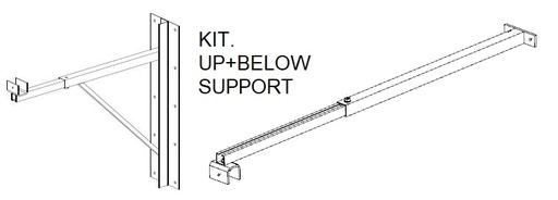 [P057977] P-SCREEN. WALL SUPPORT FRAME. KIT (280)