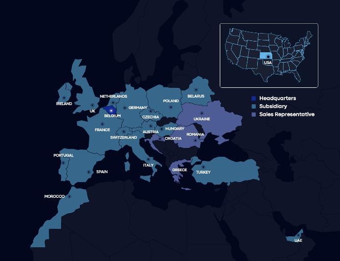 CinemaNext Offices Map